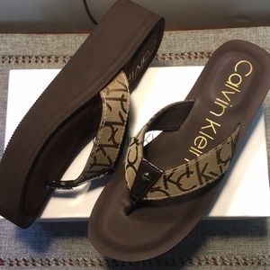calvin klein sandals